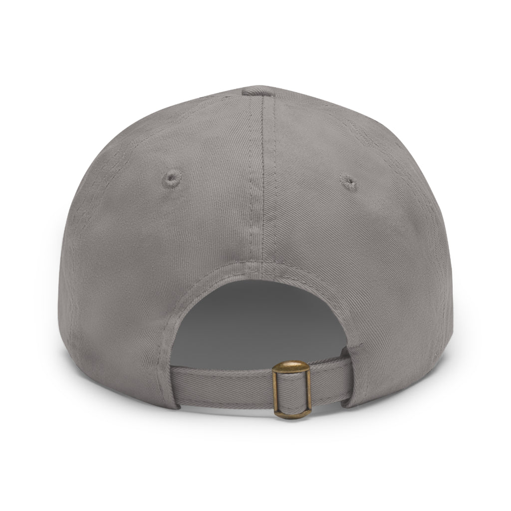 Skull & Crossbones Leather Patch Dad Hat — Edgy Pirate Skull Cap