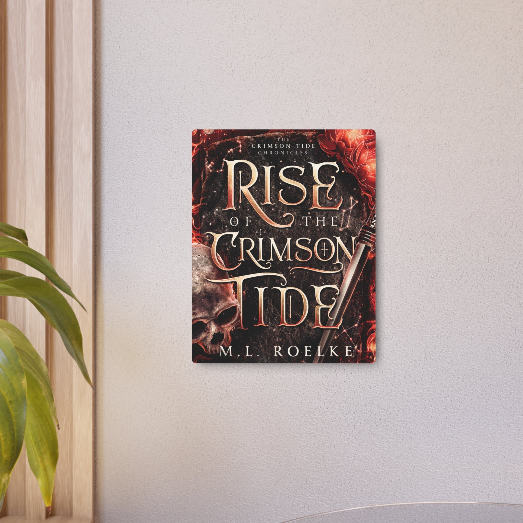 Metal Art Sign — Rise of the Crimson Tide Cover Art