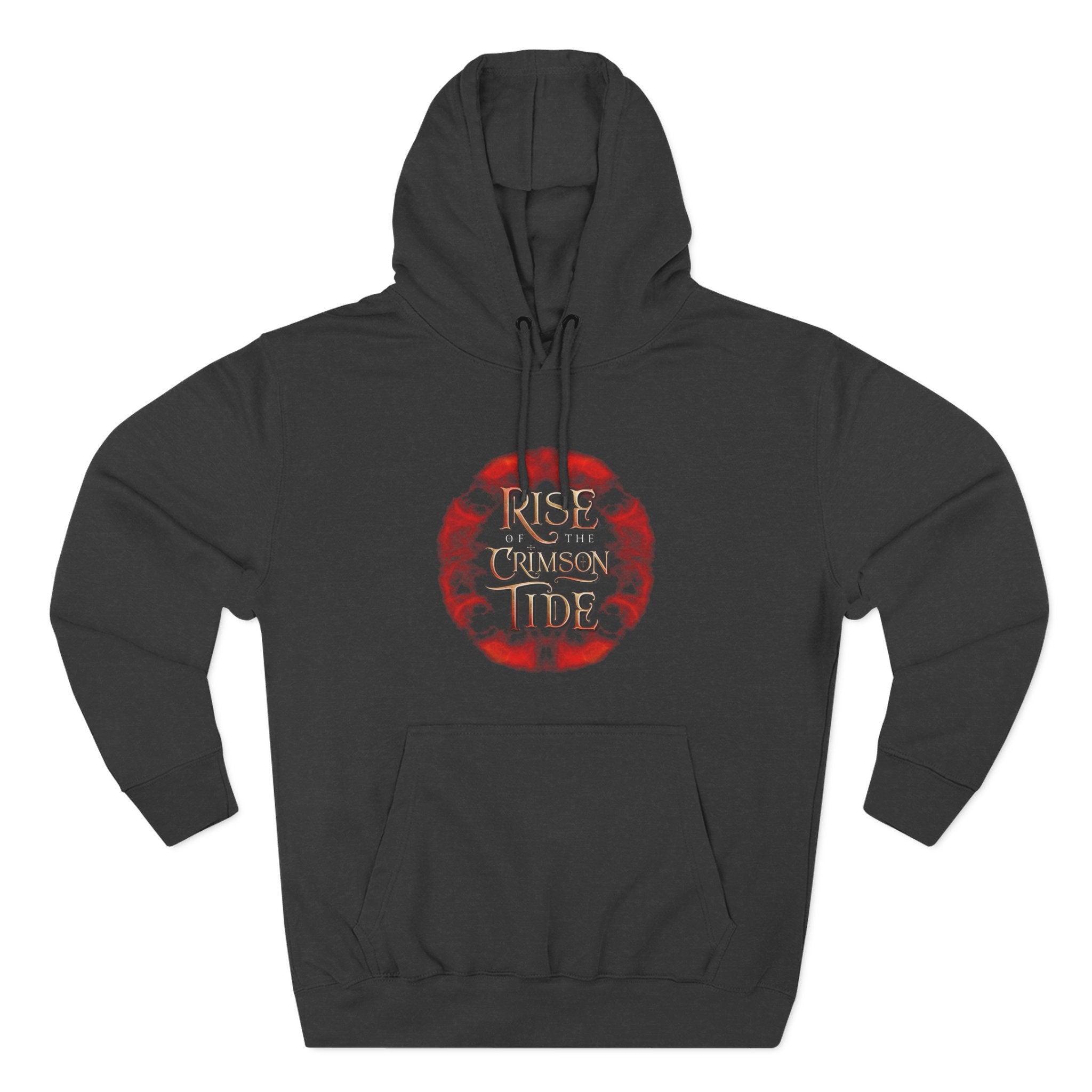 Rise Crimson Tide Hoodie — Coastal Tide Graphic Fleece Hoodie
