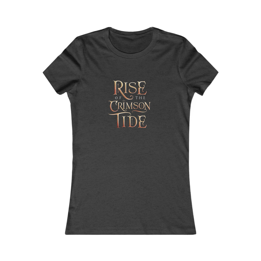 Rise the Crimson Tide Women's Tee — Vintage Script Football Fan Shirt