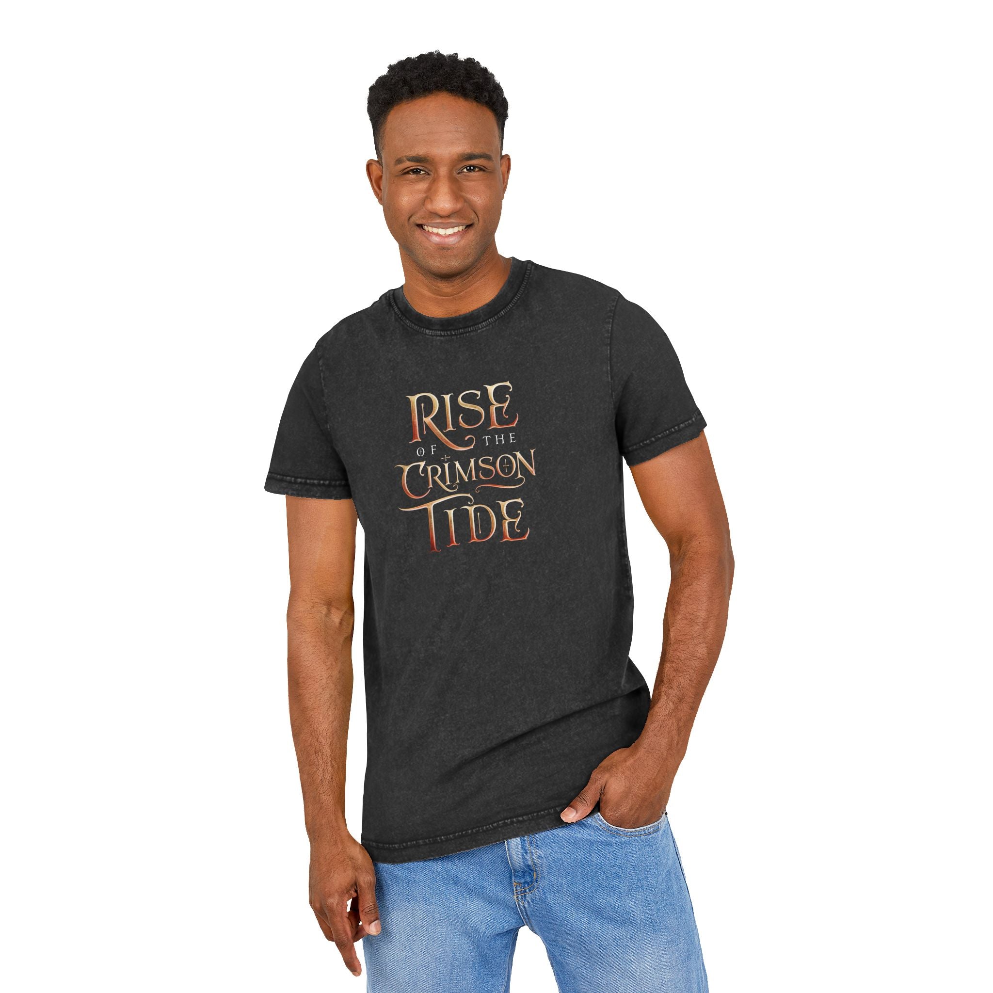 Rise of the Crimson Tide Acid Wash Tee