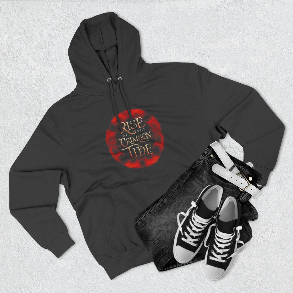 Rise Crimson Tide Hoodie — Coastal Tide Graphic Fleece Hoodie