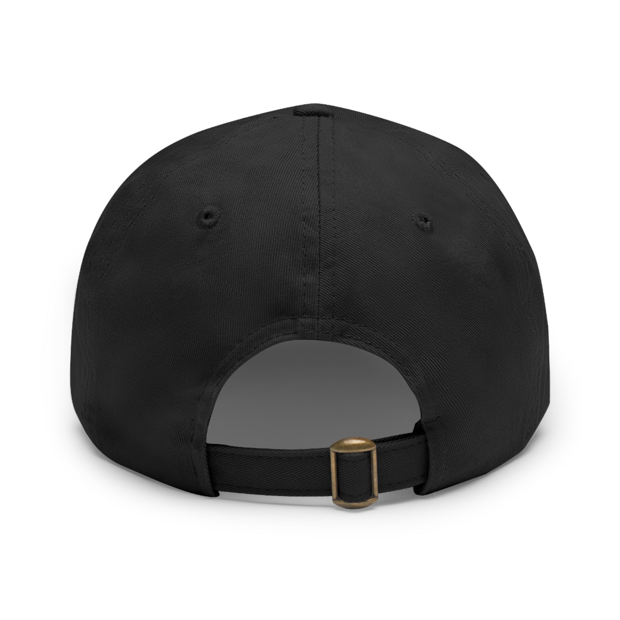 Skull & Crossbones Leather Patch Dad Hat — Edgy Pirate Skull Cap