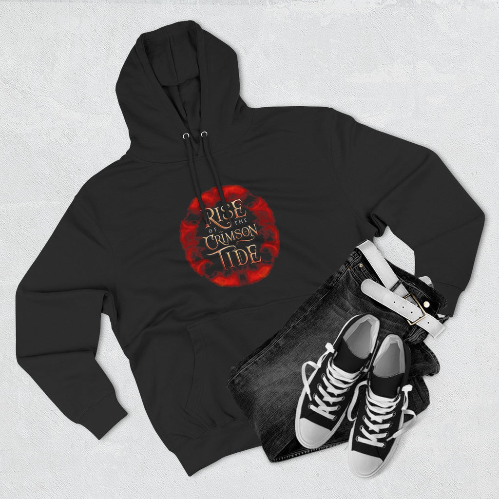 Rise Crimson Tide Hoodie — Coastal Tide Graphic Fleece Hoodie