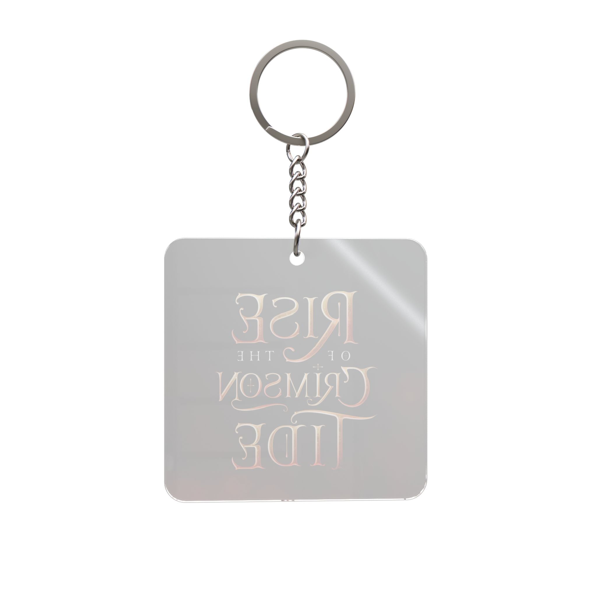Rise of the Crimson Tide Square Keychain