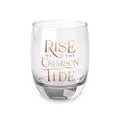 Rise of the Crimson Tide Whiskey Glass