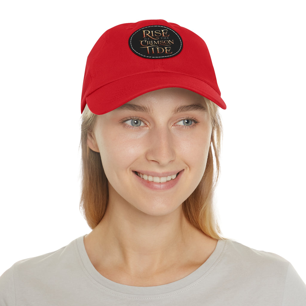 Rise of the Crimson Tide Leather Patch Hat