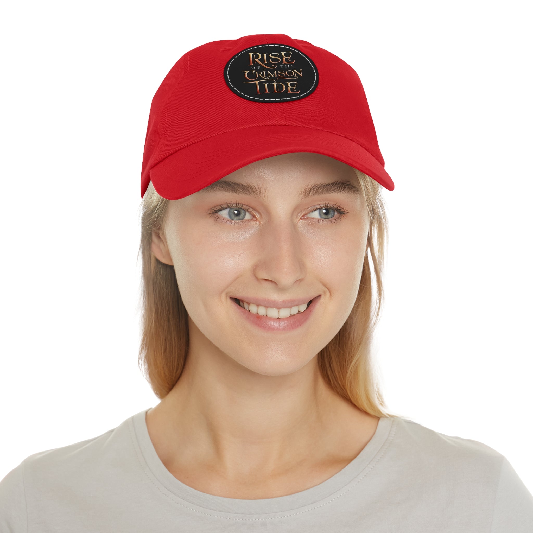 Rise of the Crimson Tide Leather Patch Hat