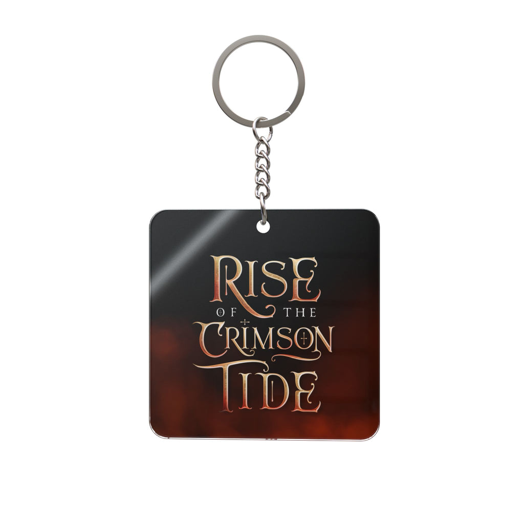 Rise of the Crimson Tide Square Keychain
