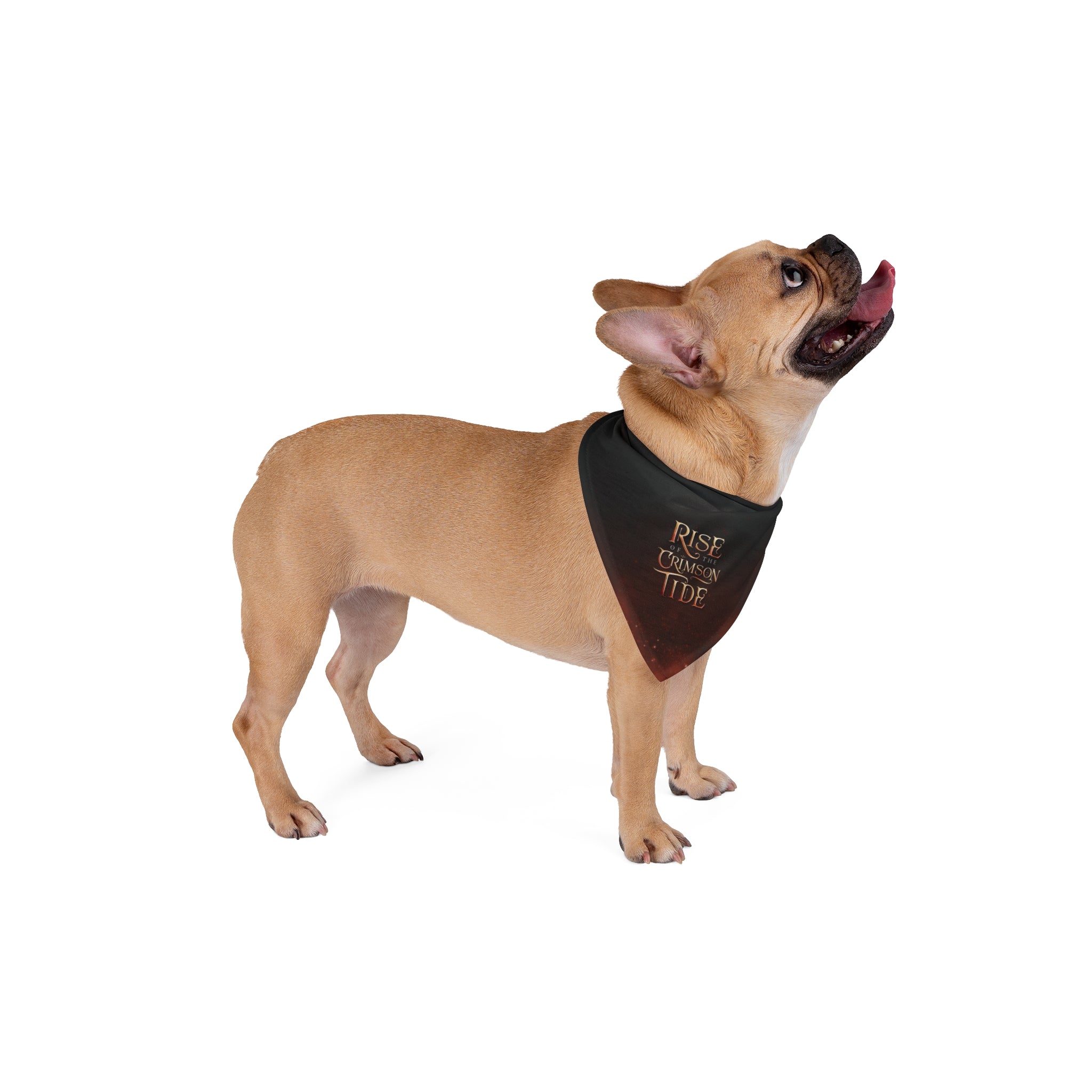 Pet Bandana — "Rise with the Crimson Tide" Dog Bandana